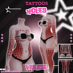 🕳️ Holes Tatts | Vrbase + Akii + Zinfit F/M