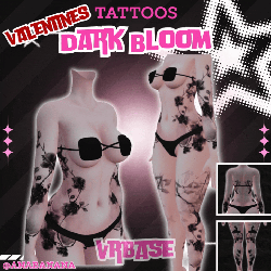 🖤 Dark Bloom Tatts | Vrbase + Akii + Zinfit F/M