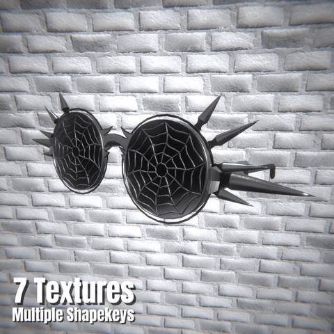 Webbed Spiked Spectacles by KC