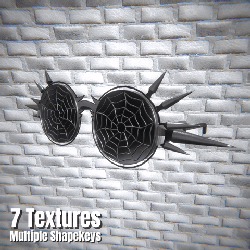 Webbed Spiked Spectacles by KC