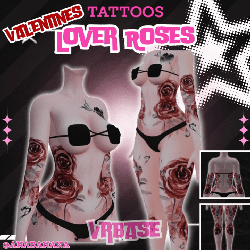 🌹 Lover Roses Tatts | Vrbase + Akii + Zinfit F/M