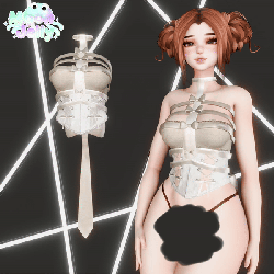 The Ivory Cage | Rib Harness, Corset