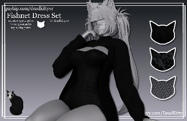 Fishnet Dress w/ Sweater Set