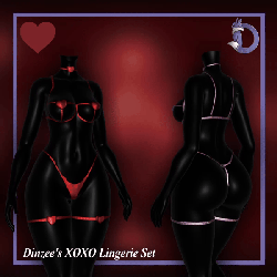Dinzee's XOXO Lingerie Set