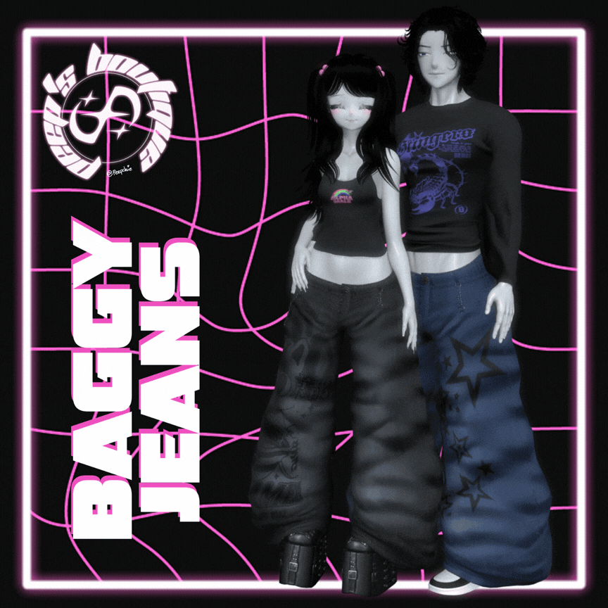 Baggy Jeans // His + Hers // 100+ Textures