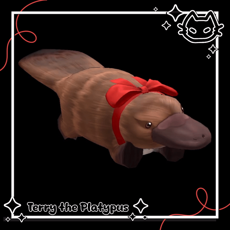 🦫🦆 Terry the Platypus !! 🦫🦆 Platypus Follower + Animated Head Pet + Plushie 🦫🦆