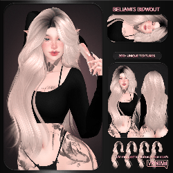 "Bellami's Blowout" — Hair for VRChat