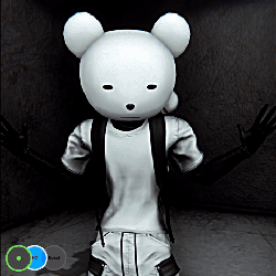 "Pandi" Male and Female (Scratch Avatar/PC/Green) 2026 VRChat Avatar