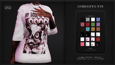 ˚ oversized tee ˚ — top