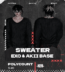 Sweater (exo & akii base)