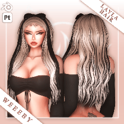 WH22. Layla Hair [VRChat Asset]