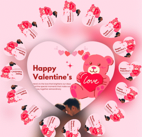 Custom Photo Valentine Card