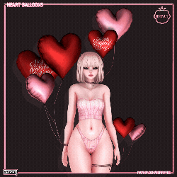 Heart Balloons [VRBase Egirl & Zinfit]