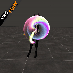 Flowing Particle System VRCFury Prefab