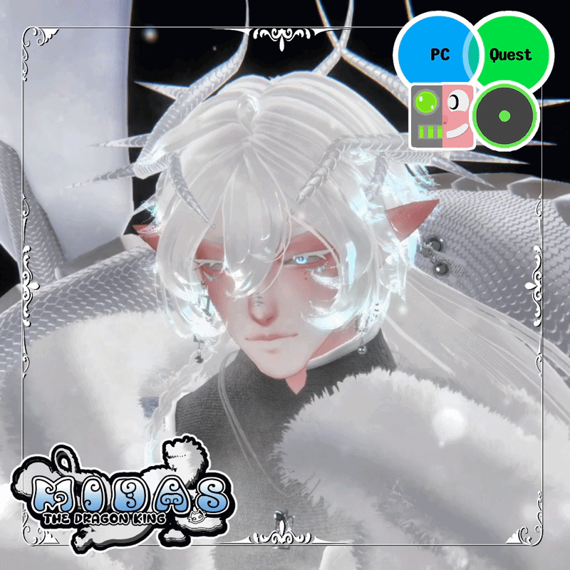 ✦ FULLY SCRATCH ✦ 🐉 MIDAS 🐉 THE DRAGON KING 🐉 [ PC / QUEST / VRCFT / OPTI / GOGO / TEMPLE ]