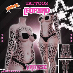 π Animal Leopard Tatts | Vrbase + Akii + Zinfit F/M
