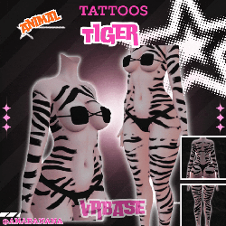 🐅 Animal Tiger Tatts | Vrbase + Akii + Zinfit F/M