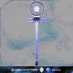Winged Starry Magic Wand