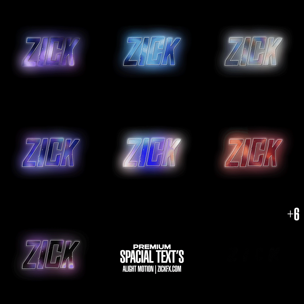 Ultimate Text Pack - Spacial Texts - ZickFx.com