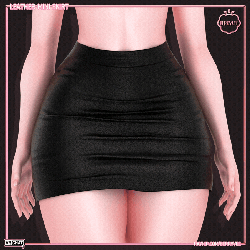 Leather Mini Skirt [VRBase Egirl & Zinfit]