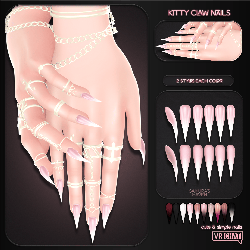 "Kitty Claws" โ Nails for VRChat