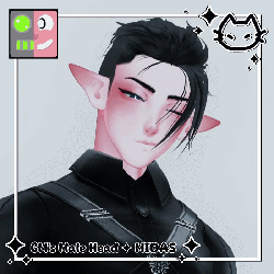 ✦ GM's Male Head ✦ MIDAS ✦ [VRCFT] V1 ✦ Male Head ✦