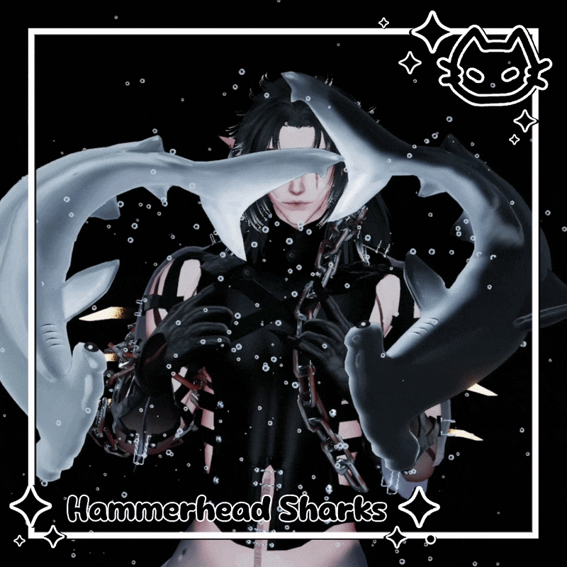 🦈 Hammerhead Sharks Flow Toy 🦈 Shark Ribbon 🦈  Aquatic Flow Toy