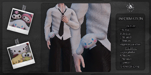 Sanrio Pocket Plushies Formal Outfit Set
