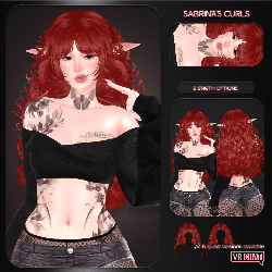 "Sabrina's Curls" — Hair for VRChat