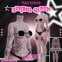 🌼Spring Queen Tatts | Multi-Base Compatible
