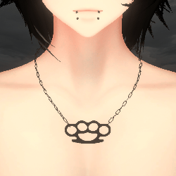 Scene Brass Knuckle Necklace [FREE]