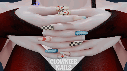 Clownies Nails | VrBase, Slimfit, Luxa