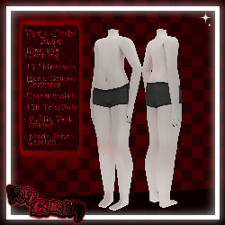 ★ ˗ˏˋ VEXZ Chibi Base || Budget Friendly || VRChat Body Base ˎˊ˗ ★