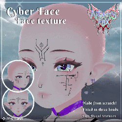 【Cyber Face】(Head texture)