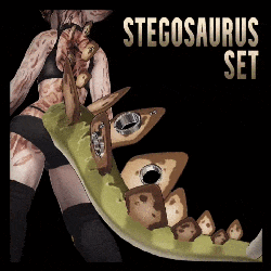 Stegosaurus Set - VRChat Dinosaur Accessories