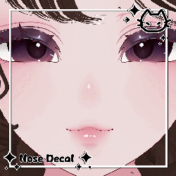 👃 Willa head nose 👃 Willa head decal, nostrils 👃