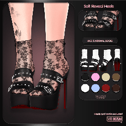 "Soft Reveal Heels" — Shoes for VRChat