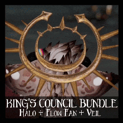 King's Council Bundle - Flow Toy Fan + Halo + Veil