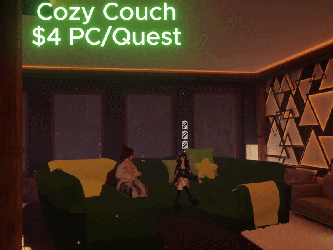 Cloud Couch World Drop | PC/Quest | VRCFury