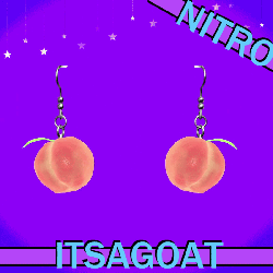 ~ Peach Earrings ~ || NITRO ||