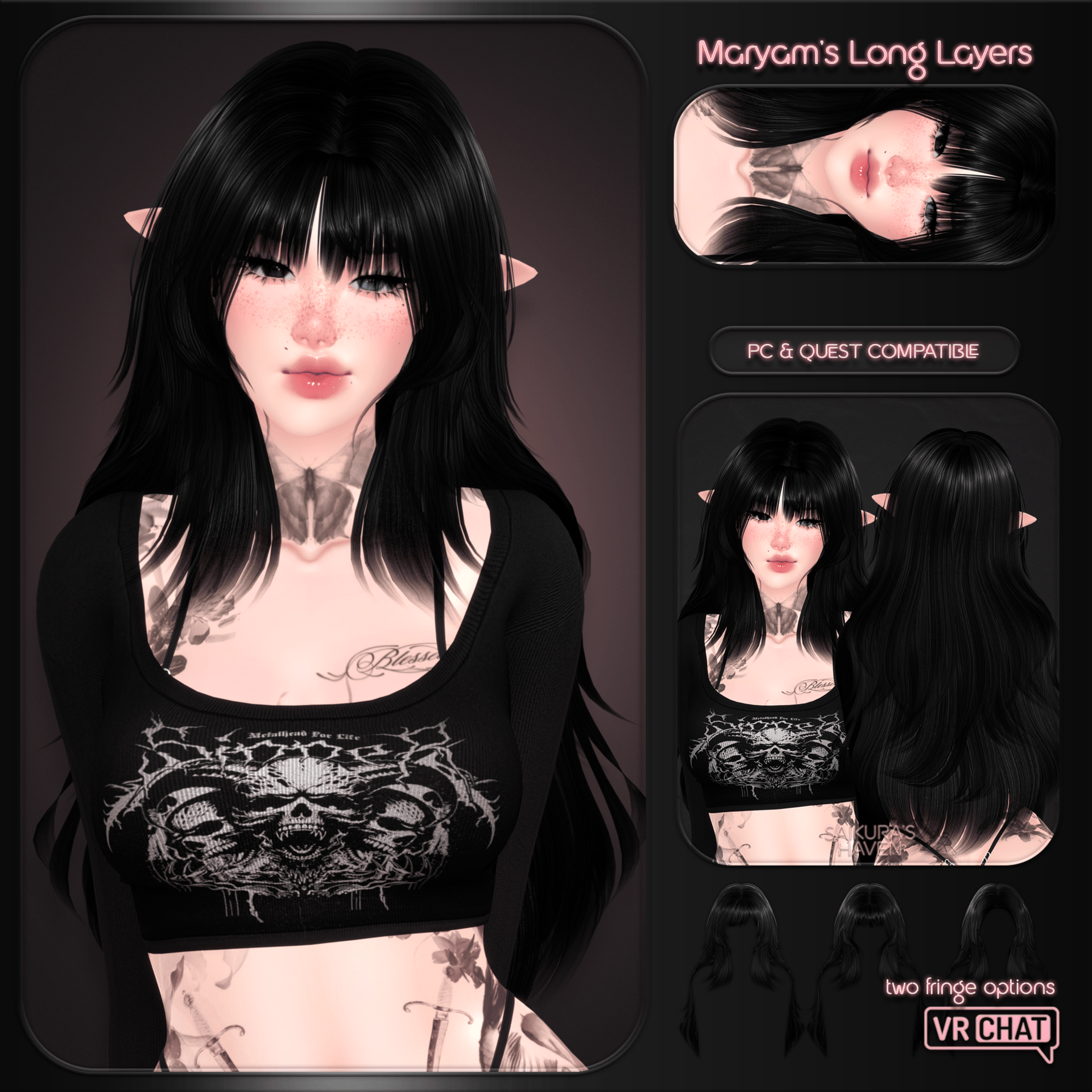 "Maryam's Layers" — Hair for VRChat