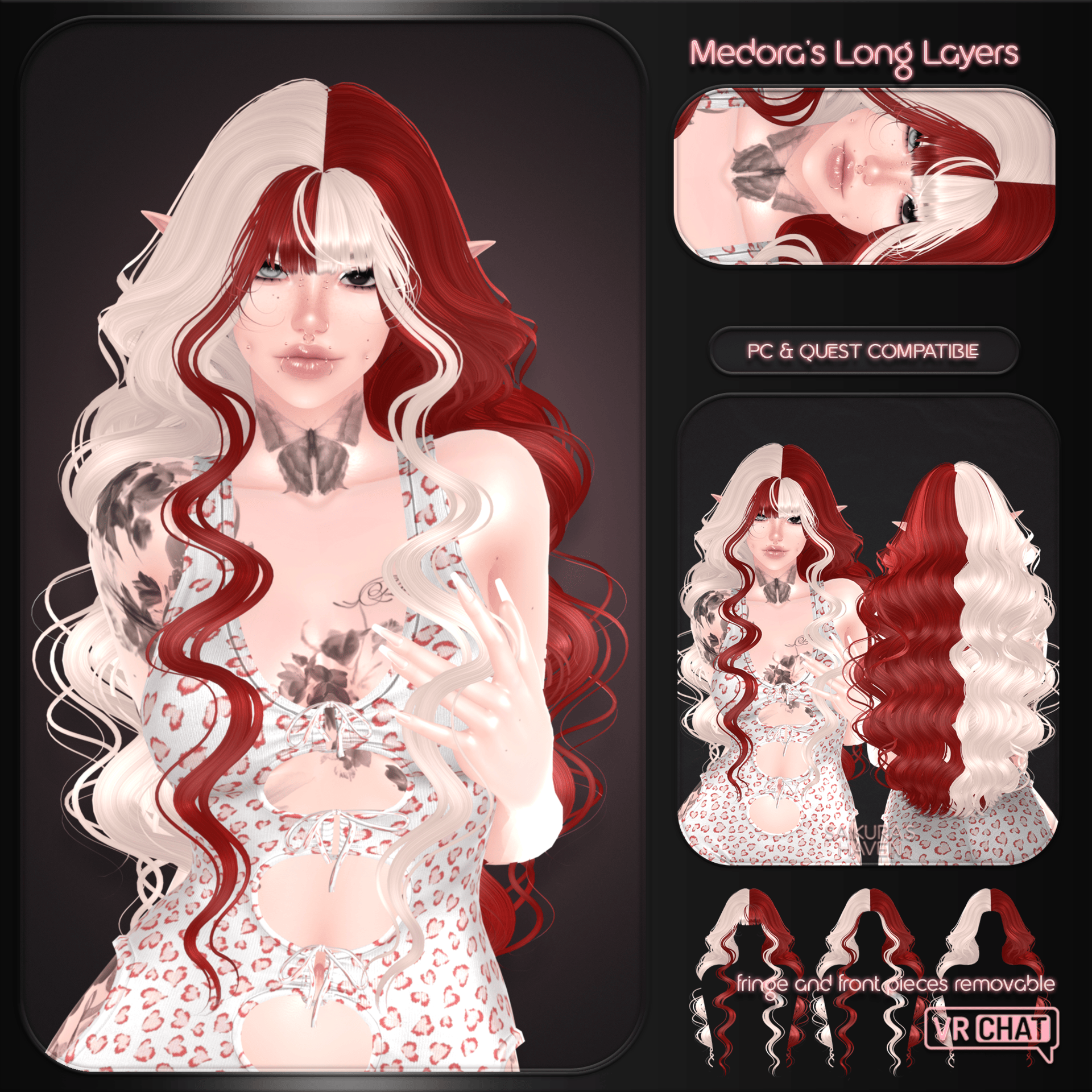 "Medora's Curls" — Hair for VRChat