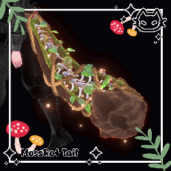 ๐ MossRot Tail ๐ Horror Cottagecore ๐ Spine Tail ๐ Mushroom Tail ๐