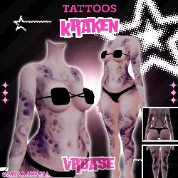 🦑 Kraken Tatts | Multi-Base Compatible