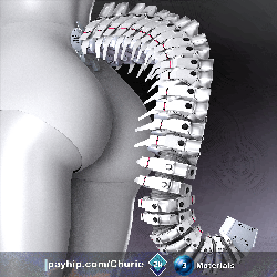 Bio-Mechanical Vertebrae Tail