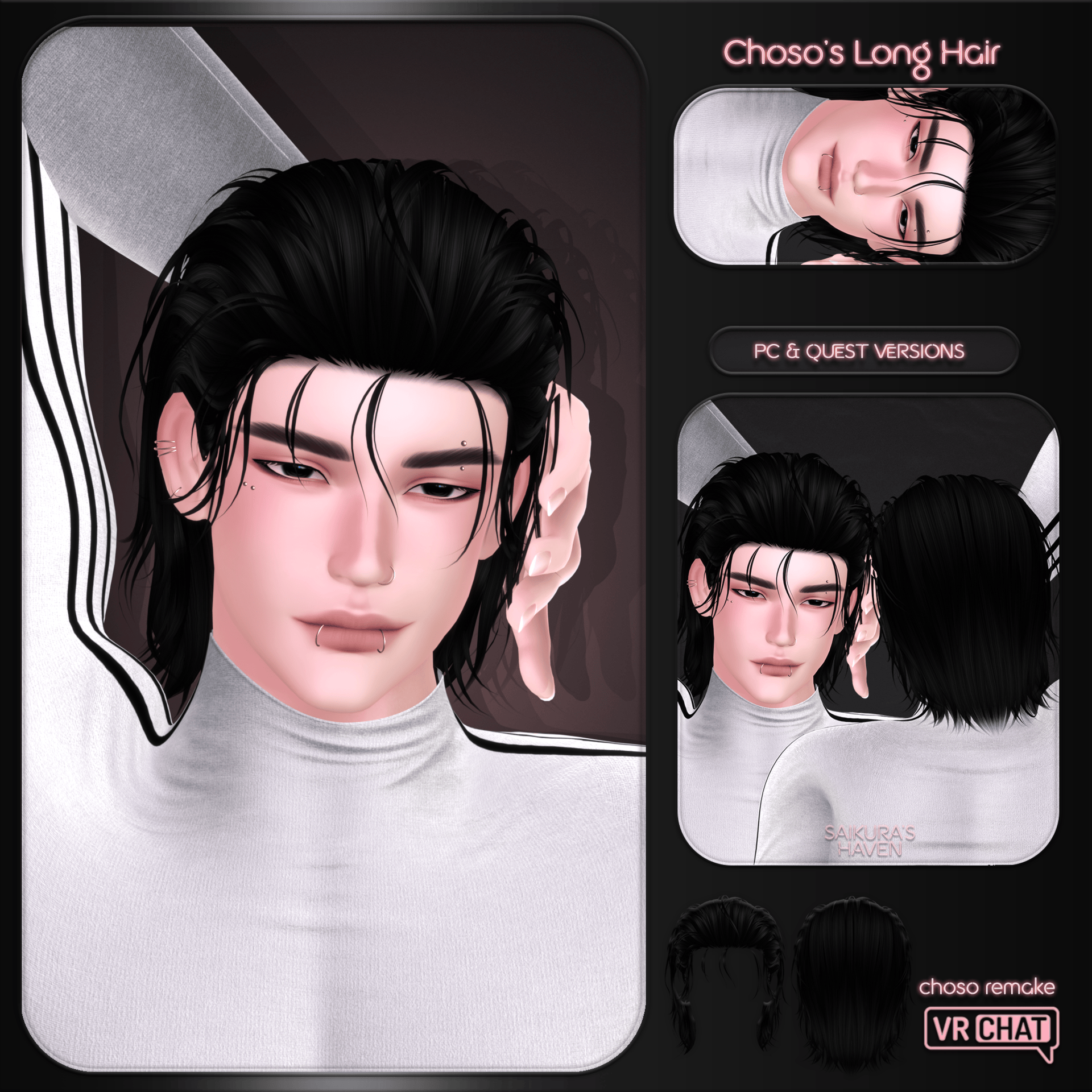 "Choso's Duo" — Hair for VRChat