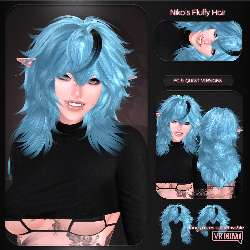 "Niko's Fluffy Hair" — Hair for VRChat