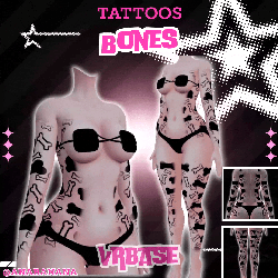 🦴 Bones Tatts | Multi-Base Compatible