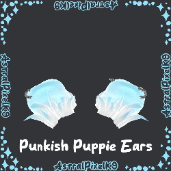 ★ Punkish Puppie Ears┆Medium Poly 🦴