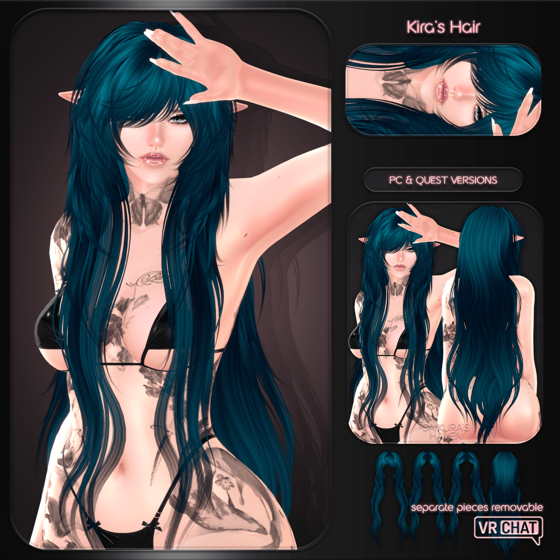 "Kira" — Hair for VRChat